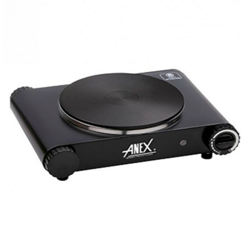 1 Anex Hot Plate Single AG 2061 1500 Watts Black Brand Warranty in